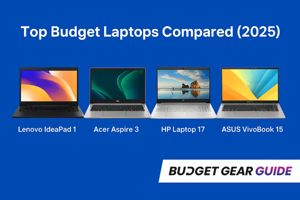 Top Budget Laptop Compared (2025)